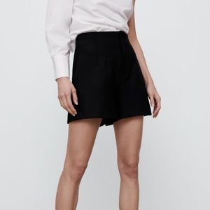 NWT Zara Black High Waisted Shorts